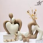 ست کامل گلدان، مجسمه آغوش و پروانه