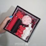 باکس هدیه شمع ولنتاین