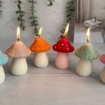 شمع طرح قارچ
