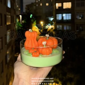 شمع کدو پاییزی
