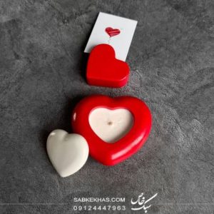 شات شمع قلب درب دار