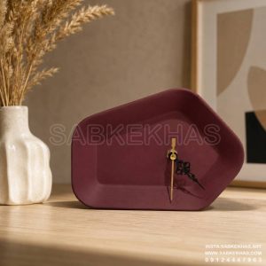 ساعت رومیزی سنگ مصنوعی