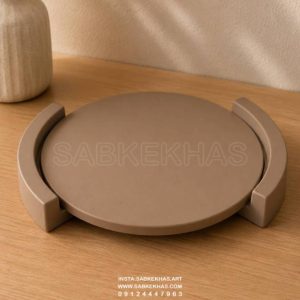 سینی گرد پایه دار