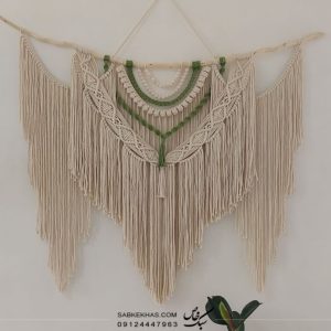 تابلو دیوارکوب مکرمه بافی