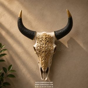 دیوارکوب جمجمه گاو