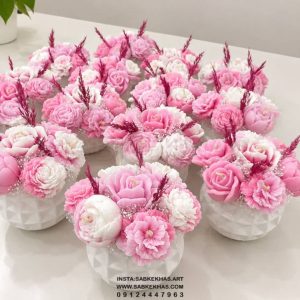 مینی باکس گل شمع